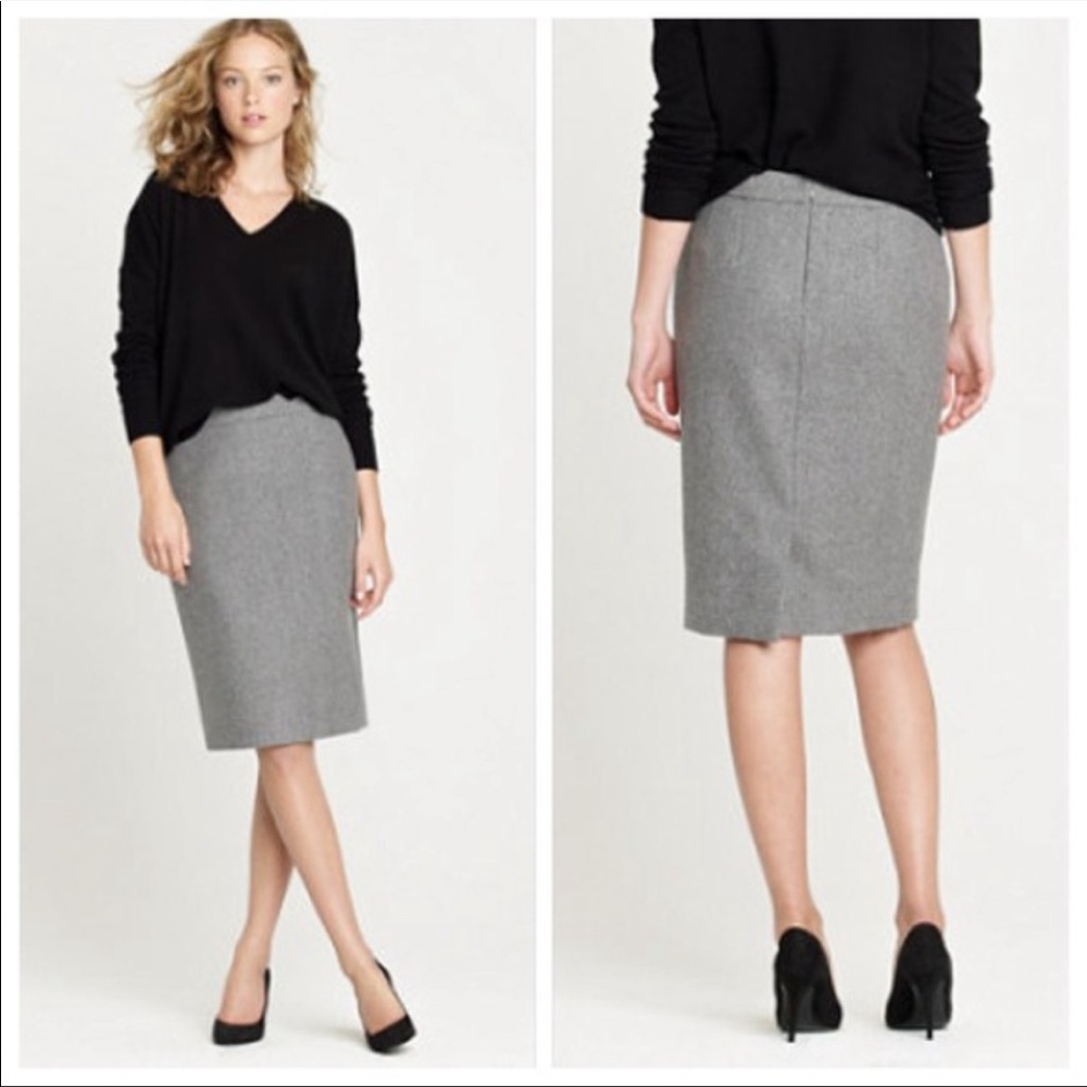 J. Crew No. 2 Pencil in Italian Stretch Wool